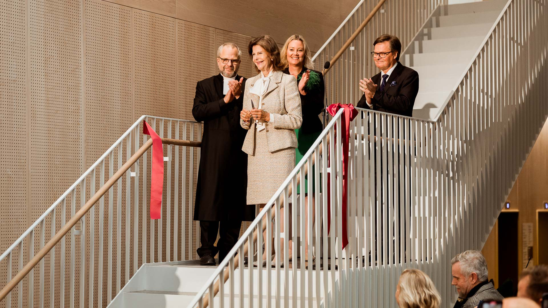Opening of Ersta Hospital with Queen Silvia. Invigning Ersta sjukhus med drottning Silvia.